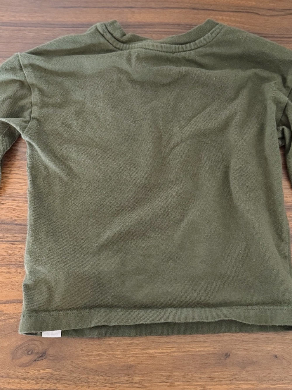 Gap Disney Mickey Mouse LongSleeve Green Shirt Baby Boy Size 18-24 M 100% Cotton - Picture 2 of 5